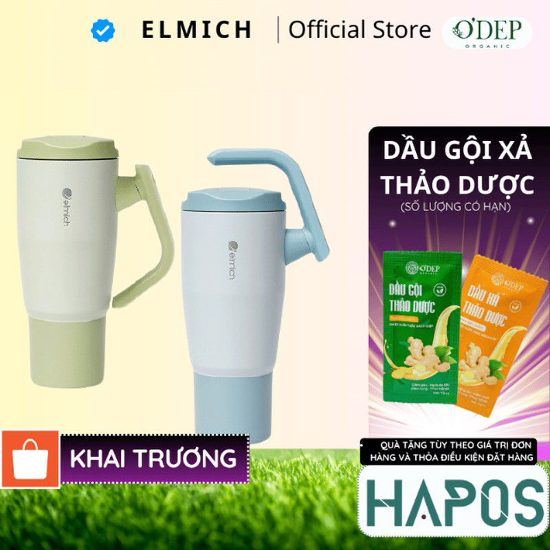 Cốc giữ nhiệt inox 304 Elmich EL8390 dung tích 950ml , Hàng chính hãng - HAPOS HOF