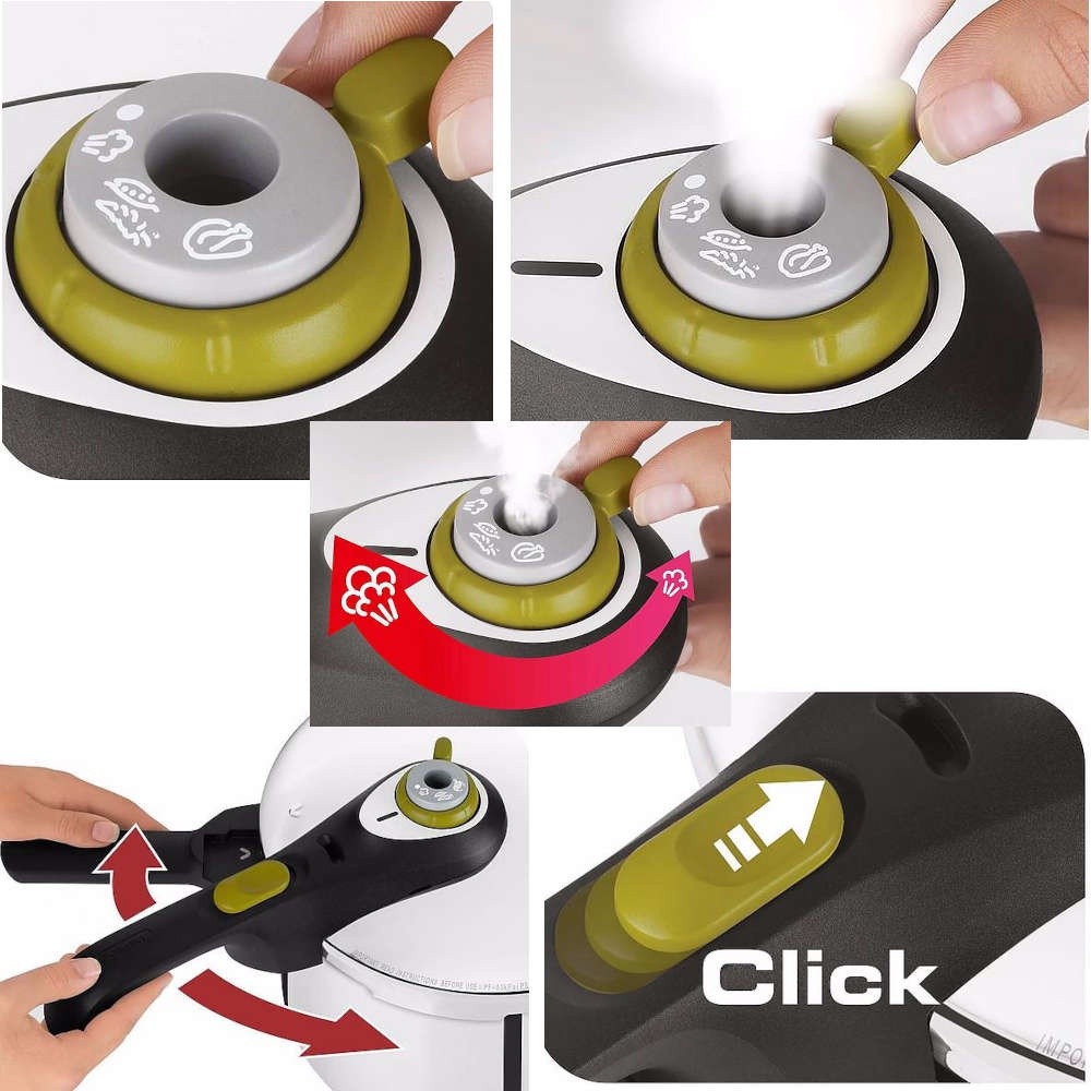 Nồi áp suất inox 304 Tefal Secure 5 Neo 6L P2530750 dùng bếp từ, bảo hành 2 năm - HAPOS HSA P2530750 6 Lít