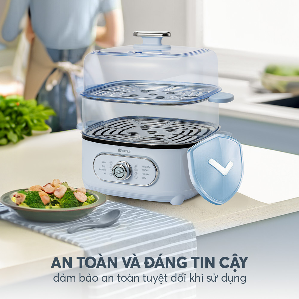 Nồi lẩu hấp 2 tầng Elmich STE-9098 - HAPOS HSA