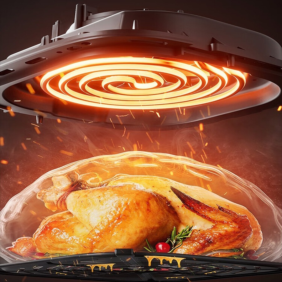 [Quốc tế] Nồi chiên không dầu 5L Bear Chính hãng, công nghệ nhiệt đối Lưu 360 độ QZG-J15M1  - HAPOS OFFICIAL QZG-J15M1