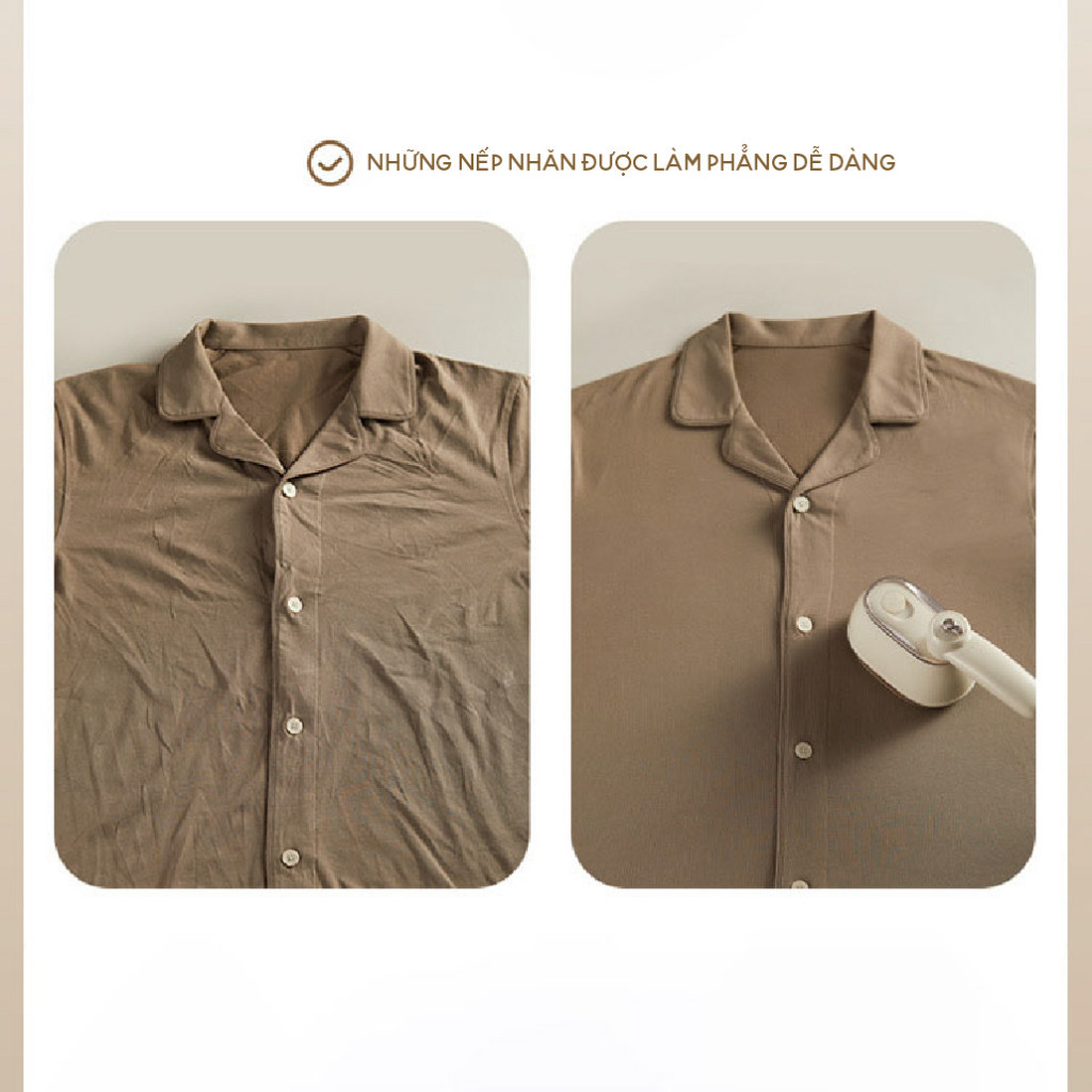 Bàn ủi hơi nước cầm tay Bear DYD-J10Q1, 2 In 1 Ủi nước/ khô nhanh tiết kiệm thời gian, BH 18 Tháng - HAPOS HSA DYD-J10Q1