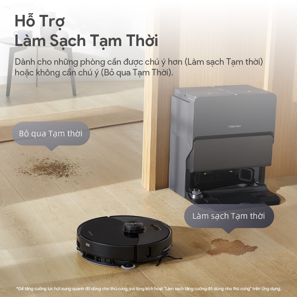 Robot hút bụi lau sàn Roborock Chính hãng giặt sấy tự động S8 MaxV Ultra | S8 MaxV Auto Refill - CHEAPMALL SOU S8 Max V Ultra Trắng