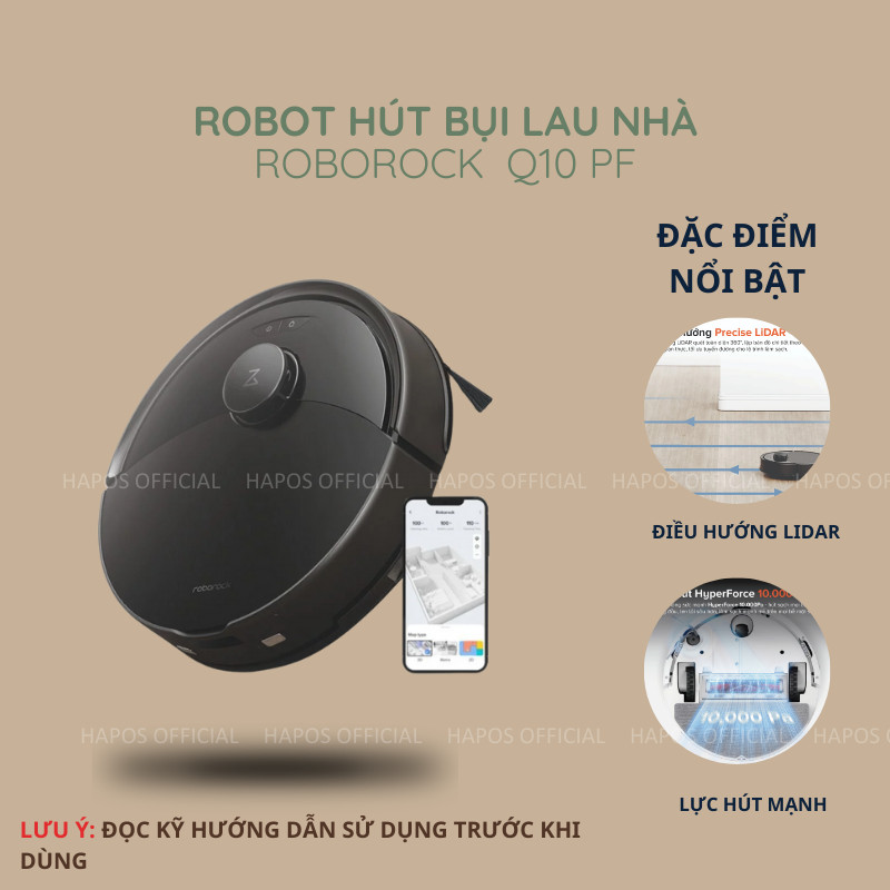 Robot lau hút bụi Roborock Chính hãng phiên bản quốc tế Q7 TF | Q10 PF | Q10 VF  - CHEAPMALL SOU Q7 TF +