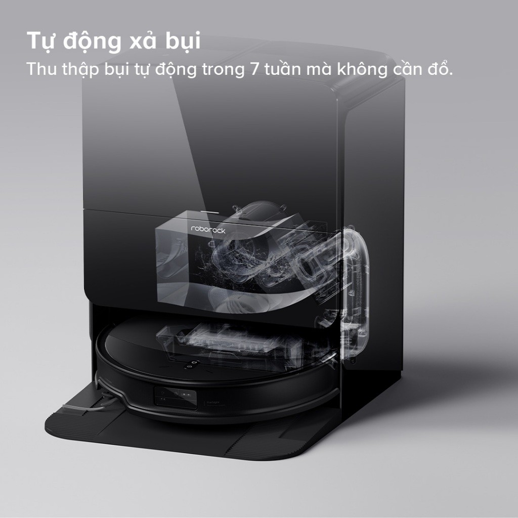 Robot hút bụi lau nhà Roborock Chính hãng giặt sấy nóng giẻ Saros 10R | Saros 10 - CHEAPMALL SOU Saros 10 Trắng