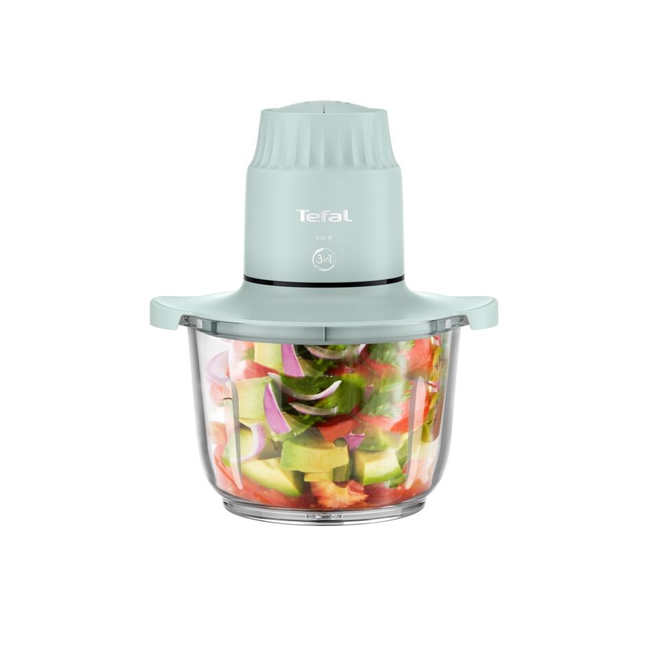 Máy xay thực phẩm 2L Tefal Chính hãng Choppeo công suất 500W cối thủy tinh MB603166  - CHEAPMALL MB603166