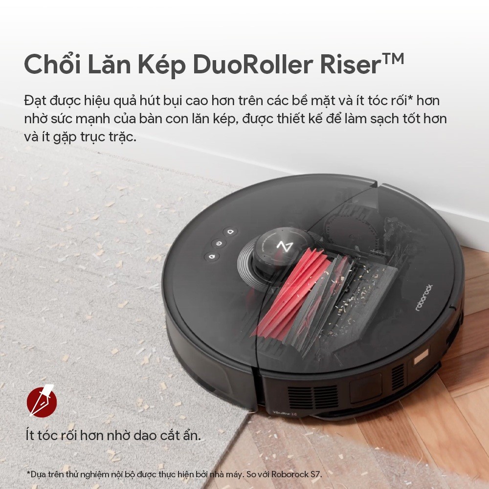 Robot hút bụi lau sàn Roborock Chính hãng giặt sấy tự động S8 MaxV Ultra | S8 MaxV Auto Refill - CHEAPMALL SOU S8 Max V Ultra Trắng