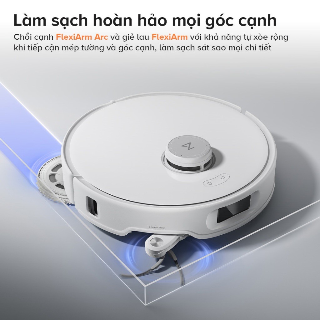 Robot hút bụi lau nhà Roborock Chính hãng lực hút 18500Pa giặt giẻ sấy khô Qrevo Edge 5V1 - CHEAPMALL SOU Q Revo Edge 5V1