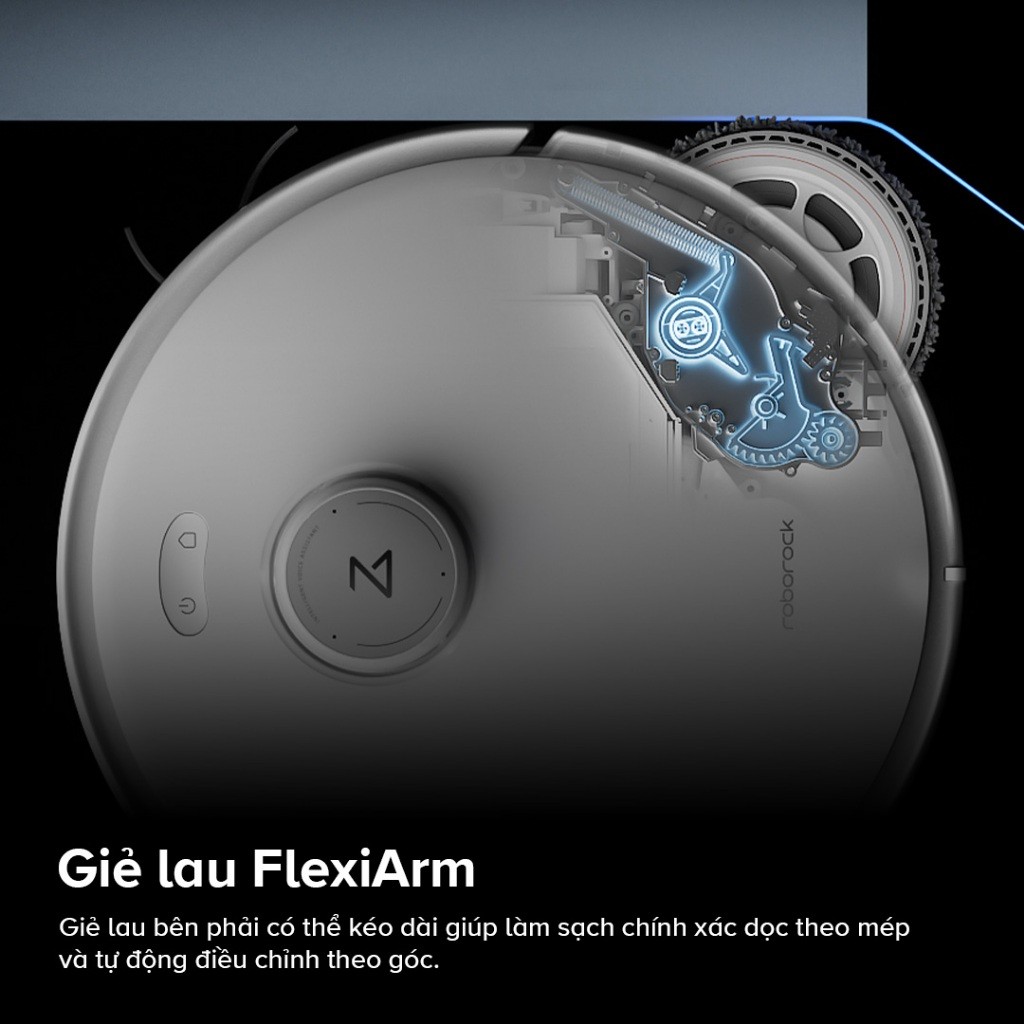 Robot hút bụi lau sàn Roborock Chính hãng lực hút 18500Pa tự động giặt sấy khô giẻ Qrevo Curv  - CHEAPMALL SOU Q Revo Curv