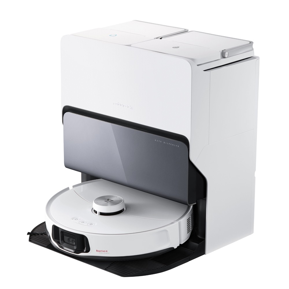 Robot hút bụi lau sàn Roborock Chính hãng giặt sấy tự động S8 MaxV Ultra | S8 MaxV Auto Refill - CHEAPMALL SOU S8 Max V Ultra Trắng