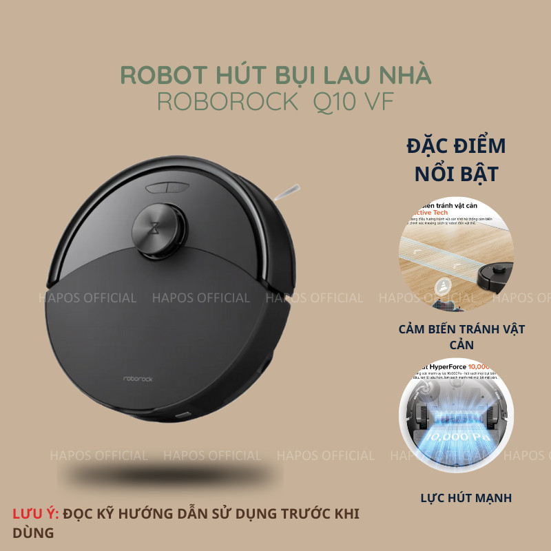 Robot lau hút bụi Roborock Chính hãng phiên bản quốc tế Q7 TF | Q10 PF | Q10 VF  - CHEAPMALL SOU Q7 TF +