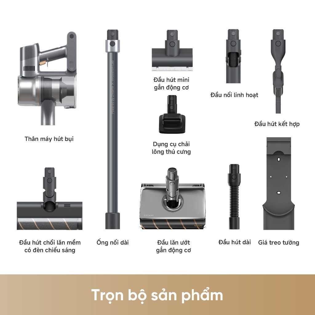 Máy hút bụi không dây Dreame V18S Aqua đa năng - Bảo hành 24 tháng - HAPOS HOF
