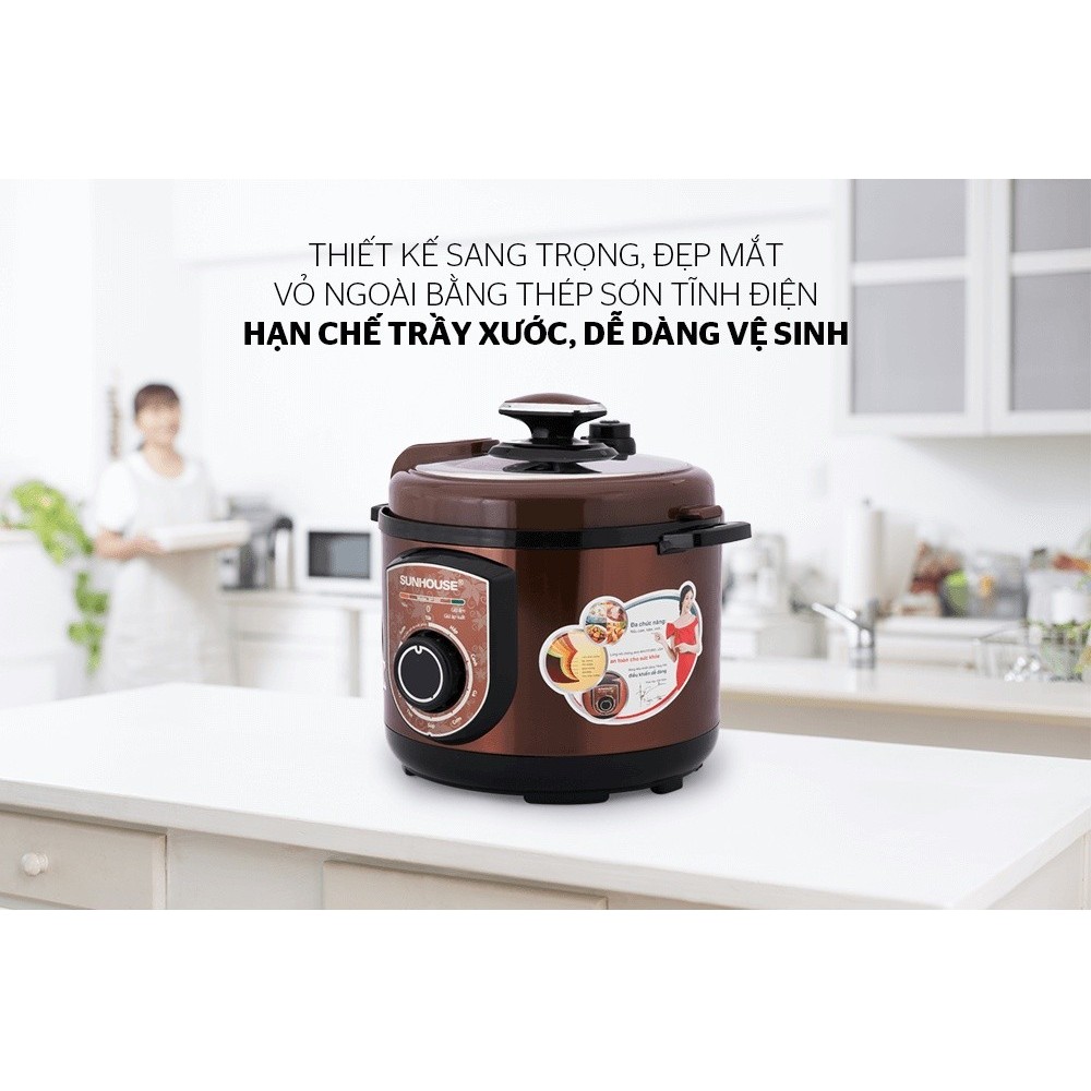 Nồi áp suất điện đa năng Sunhouse SH1550 - HAPOS HEL SH1550