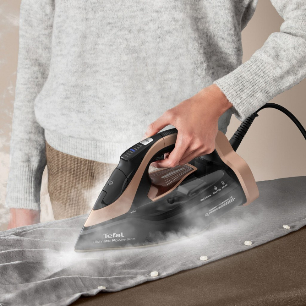 Bàn ủi hơi nước Tefal Ultimate Power Pro FV9E50E0 3200W - Mặt đế Ceramic - Bảo Hành Chính Hãng 2 Năm - HAPOS HOF