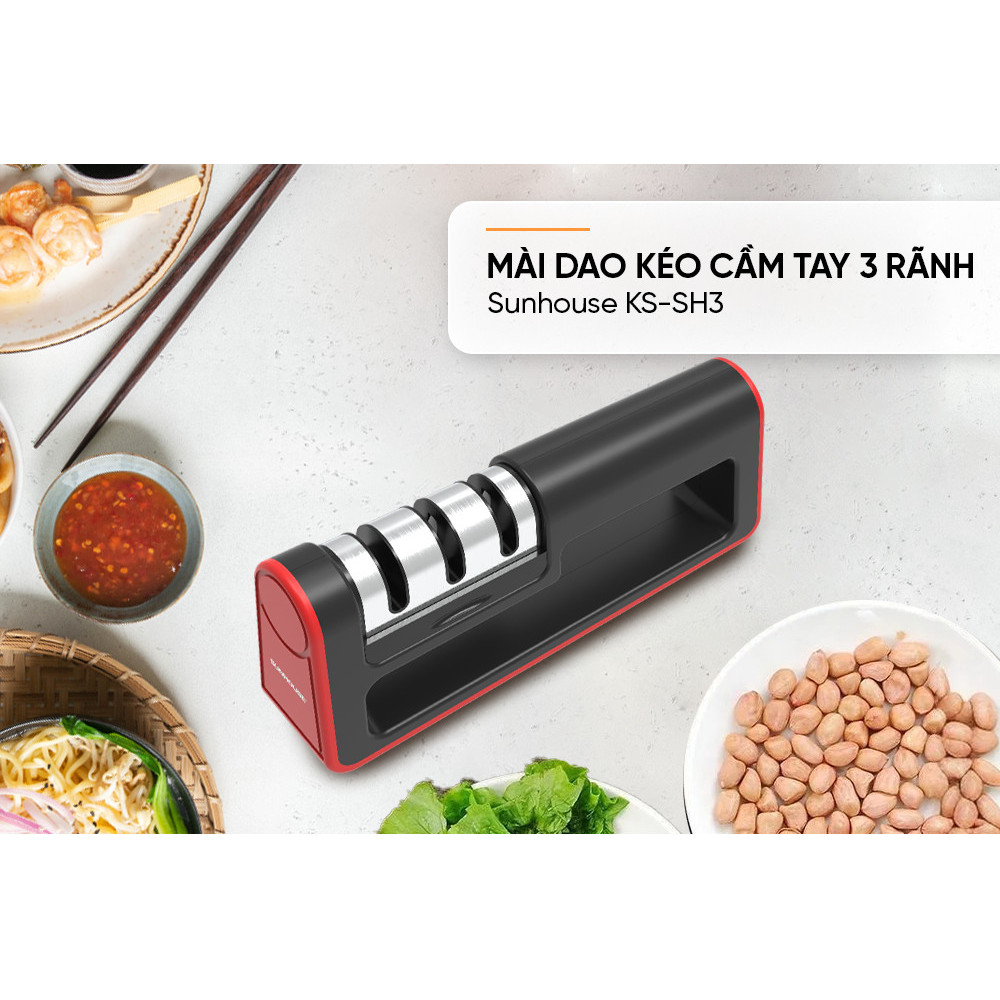 Mài dao cầm tay 3 rãnh Sunhouse KS-SH3 - HAPOS HEL KS-SH3
