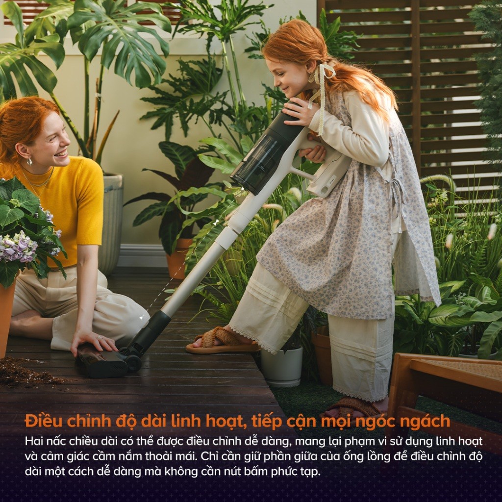 Máy hút bụi Roborock cầm tay không dây H60 Hub Pro cao cấp, Tự động đổ bụi, Hệ thống lọc 5 tầng - HAPOS HOF