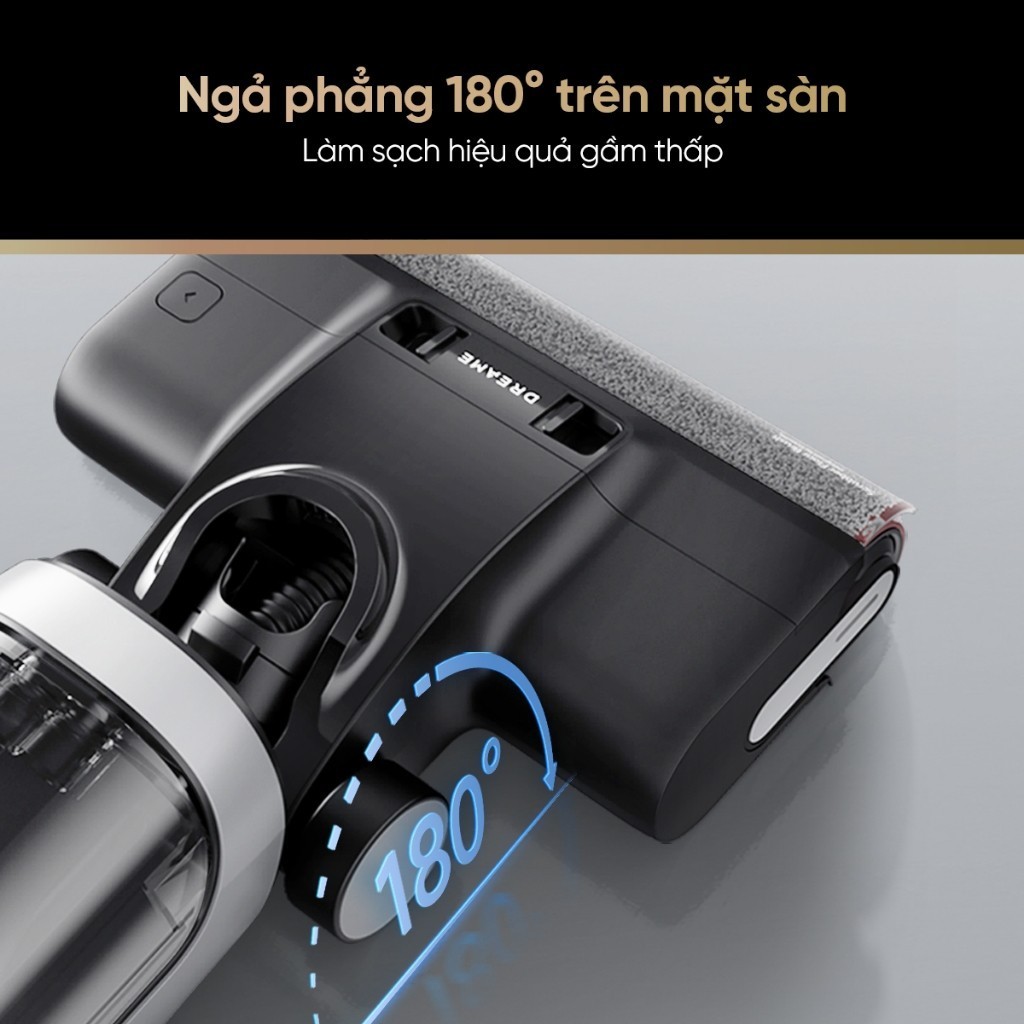 Máy lau sàn hút bụi cầm tay không dây thông minh Dreame H14/ H14 Ultra- Bản quốc tế - Bảo hành 24 tháng - HAPOS HOF