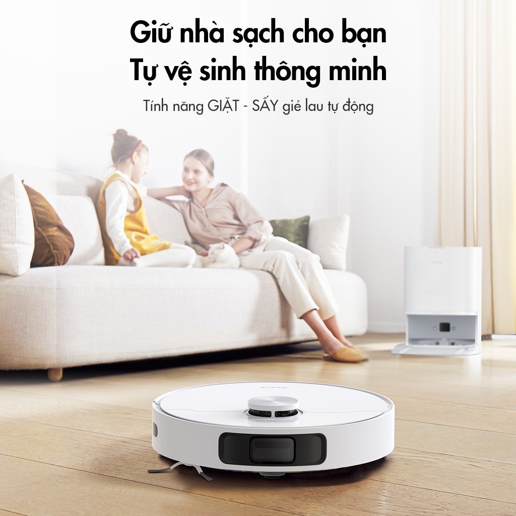 Robot lau sàn hút bụi tự làm sạch Dreame L10 Prime - Bản Quốc tế - BH 24 Tháng - HAPOS HOF
