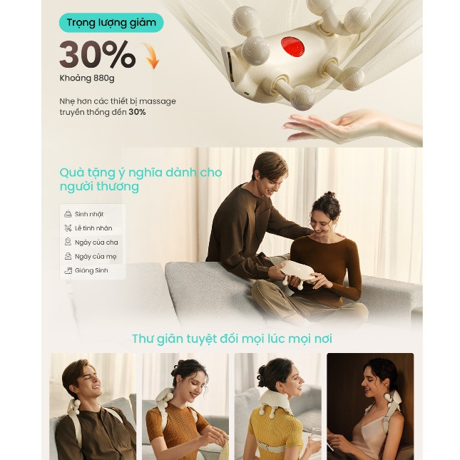 Máy massage cổ vai gáy SKG HS500-2 - HAPOS HOF