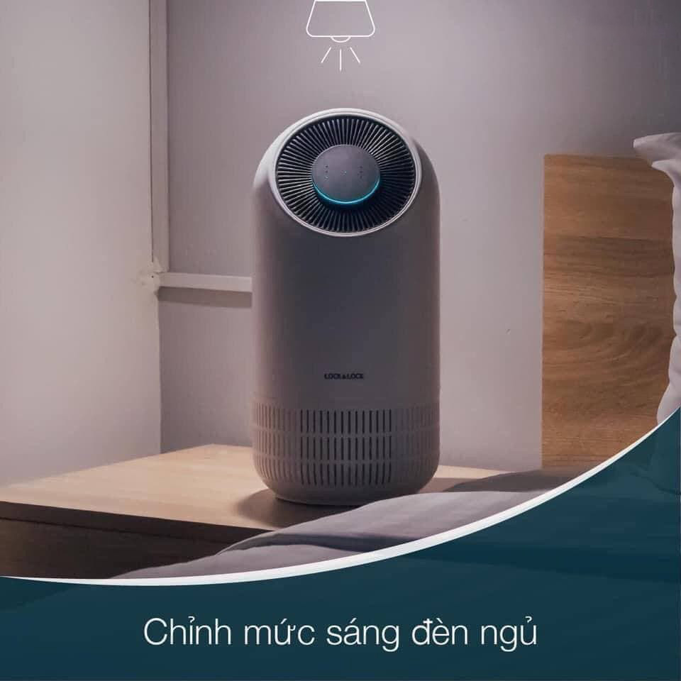 Máy lọc không khí Lock&Lock CADR 90㎥/h, Coverage 11㎡ - Màu trắng ENP116WHT - HAPOS LOF ENP116WHT
