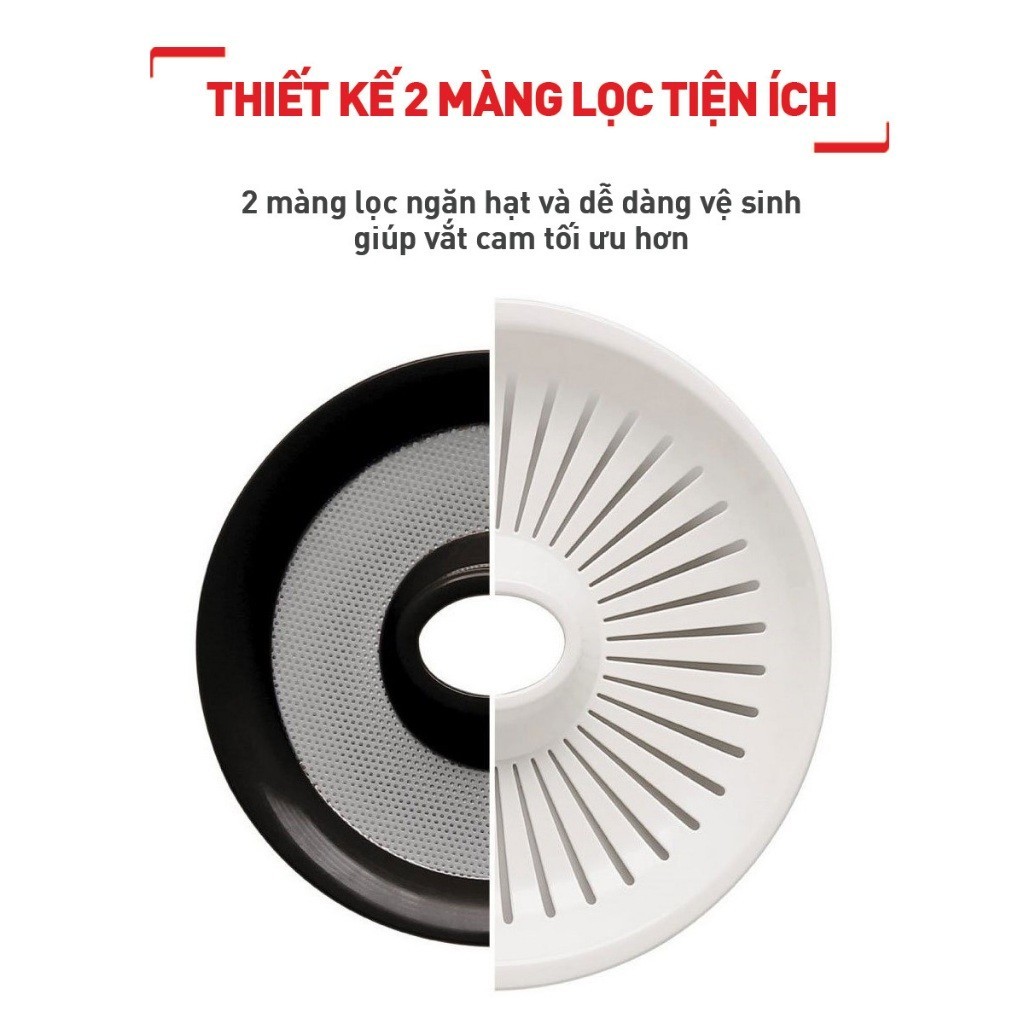 Máy vắt cam Tefal Vitapress ZP300138 Trắng | Công suất 25W chuẩn Pháp - Bảo Hành 24 Tháng - HAPOS HOF