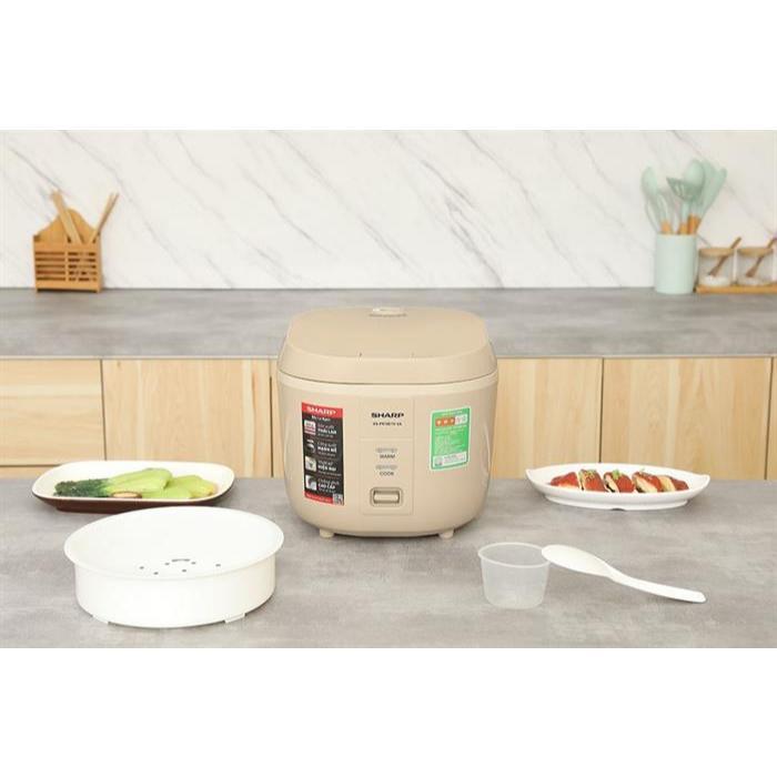 Nồi cơm nắp gài Sharp 1.8 lít KS-PR18ETV-VA, Chính Hãng 100%, SX Thái Lan - HAPOS HOF KS-PR18ETV-VA