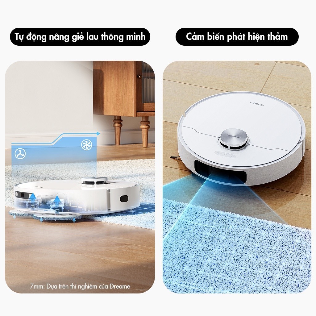 Robot lau sàn hút bụi tự làm sạch Dreame L10 Prime - Bản Quốc tế - BH 24 Tháng - HAPOS HOF