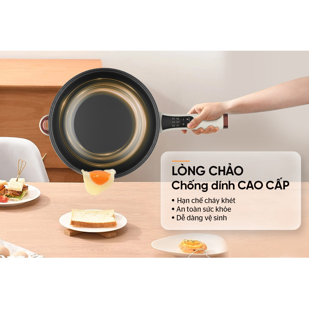 Chảo điện đa năng 5L Sunhouse SHD4555 - HAPOS HEL SHD4555