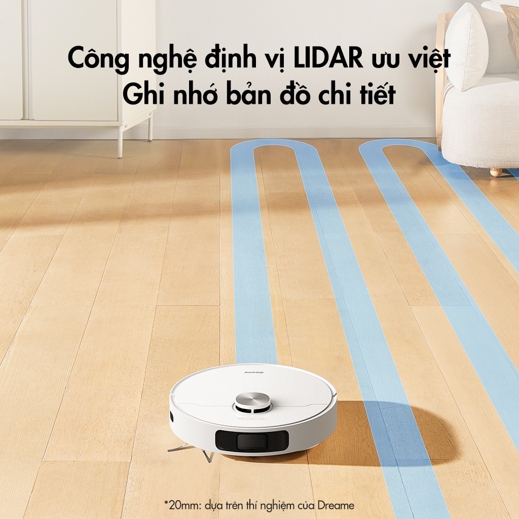 Robot lau sàn hút bụi tự làm sạch Dreame L10 Prime - Bản Quốc tế - BH 24 Tháng - HAPOS HOF