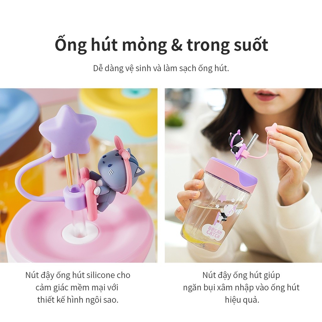 Ly nước nhựa Dream Catcher Lock&Lock Tritan Bottle 520ml - ABF779 - HAPOS LOF Hồng - ABF779PIK