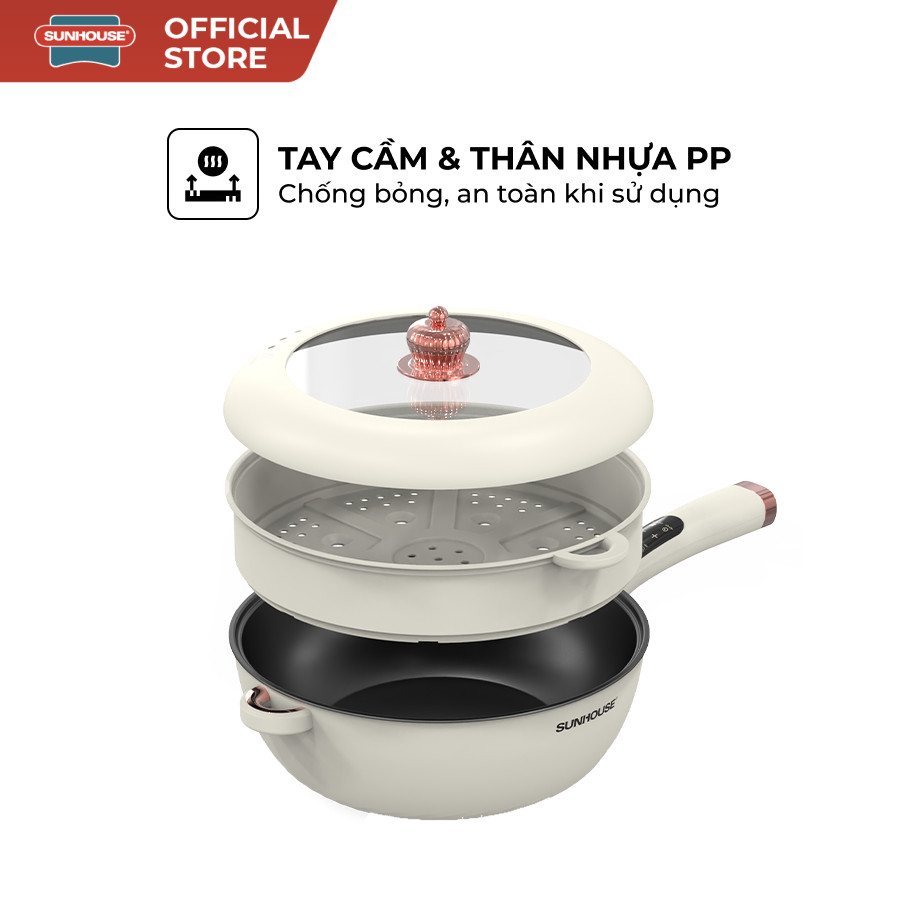 Chảo điện đa năng 5L Sunhouse SHD4555 - HAPOS HEL SHD4555
