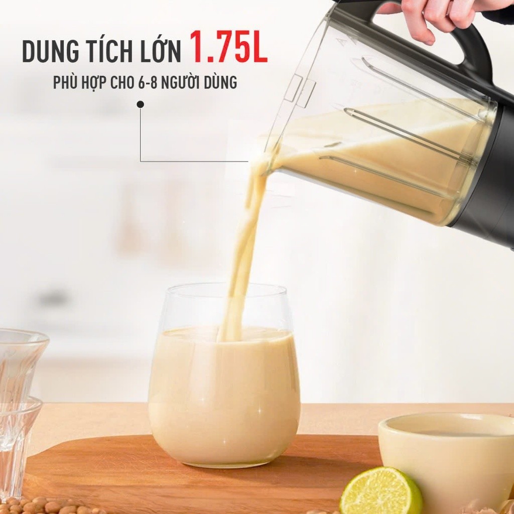 Máy làm sữa hạt Tefal Happy Cook Mix BL511868, 1.75L, 10 chức năng, xay nóng lạnh| BH 24 tháng - HAPOS HOF