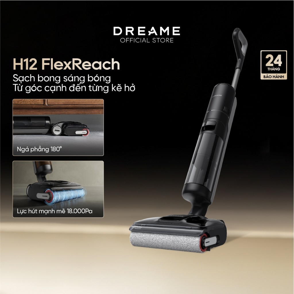 Máy hút bụi lau sàn khô & ướt Dreame H13 FlexReach/ H12 FlexReach/ H13 Dual FlexReach/ H13S FlexReach - HAPOS HOF H13S FlexReach