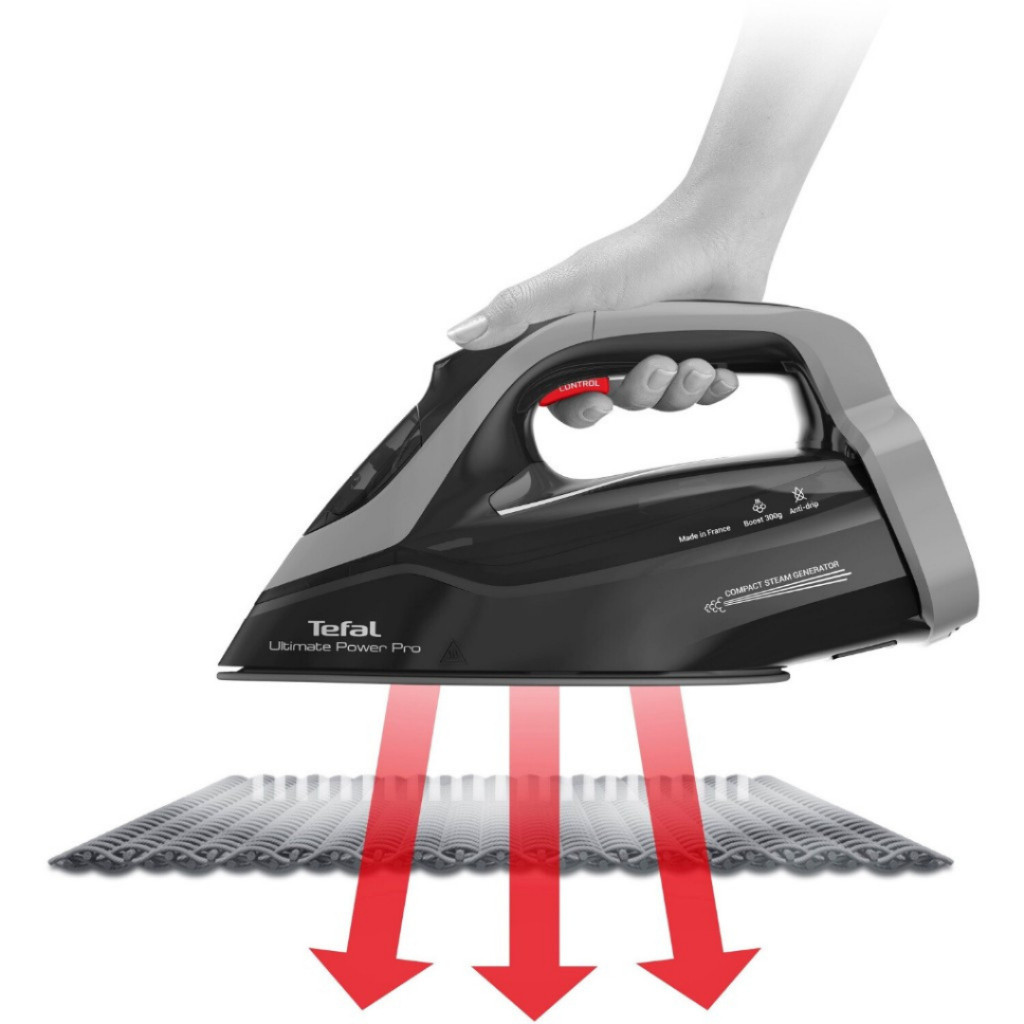 Bàn ủi hơi nước Tefal Ultimate Power Pro FV9E50E0 3200W - Mặt đế Ceramic - Bảo Hành Chính Hãng 2 Năm - HAPOS HOF