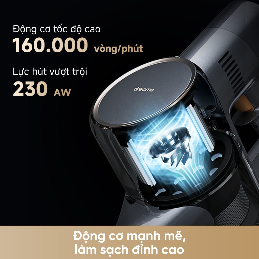 Máy hút bụi không dây Dreame V18S Aqua đa năng - Bảo hành 24 tháng - HAPOS HOF