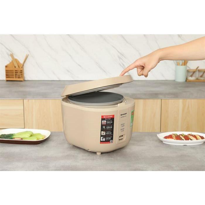 Nồi cơm nắp gài Sharp 1.8 lít KS-PR18ETV-VA, Chính Hãng 100%, SX Thái Lan - HAPOS HOF KS-PR18ETV-VA