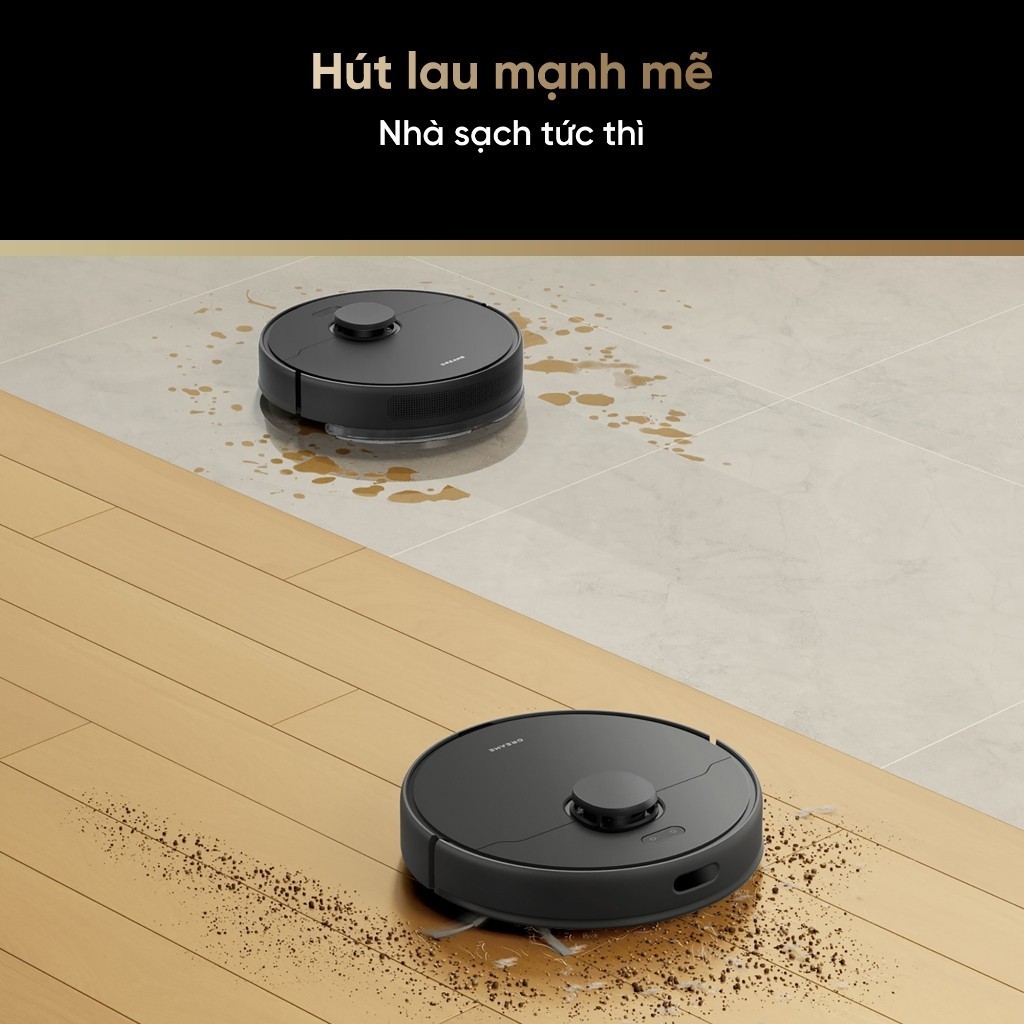 Robot Hút Bụi Lau Nhà Thông Minh Dreame D9 Max Gen 2 / D20  - Bản Quốc Tế - BH 24 Tháng - HAPOS HOF