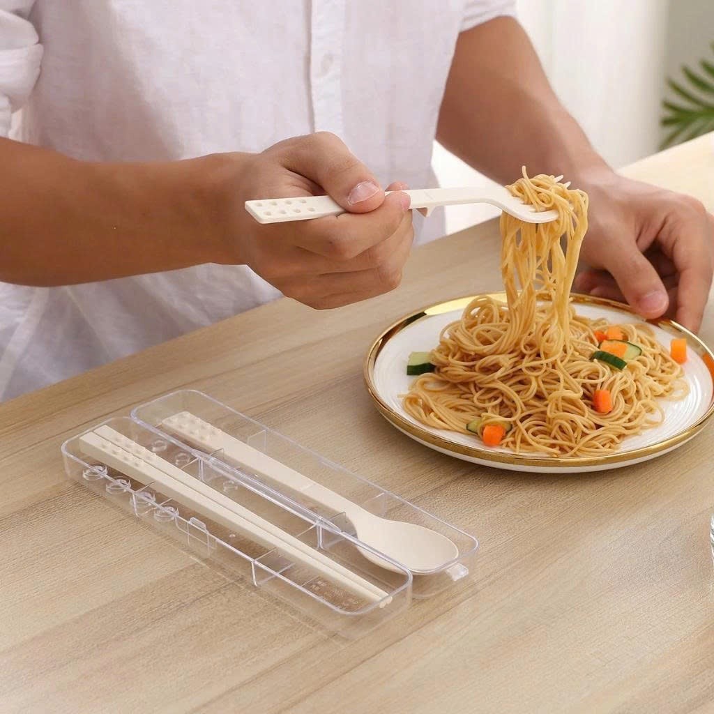 Bộ muỗng đũa nĩa LocknLock Lego Cutlery Set TLL108, Xếp gọn kèm hộp, 2 Màu lựa chọn - HAPOS LOF