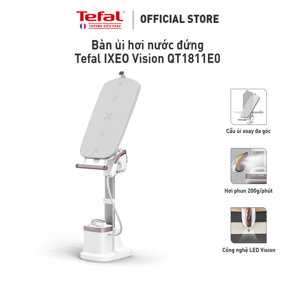 Bàn ủi hơi nước đứng Tefal IXEO Vision QT1811E0 - HAPOS HOF