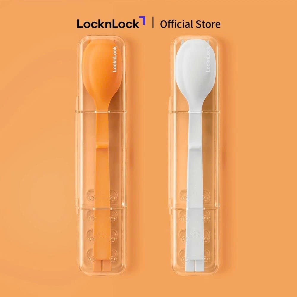 Bộ muỗng đũa nĩa LocknLock Lego Cutlery Set TLL108, Xếp gọn kèm hộp, 2 Màu lựa chọn - HAPOS LOF