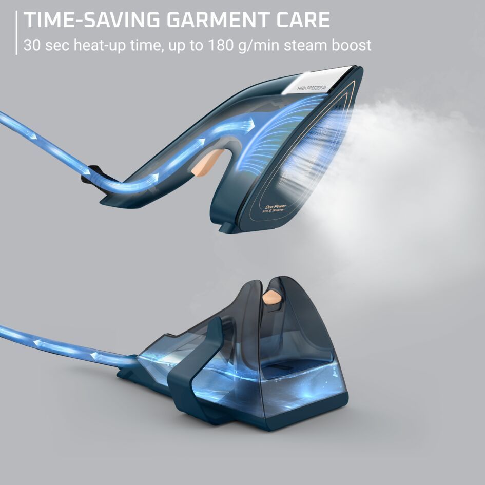 Bàn ủi Tefal 2-trong-1 Duo Power JF4032E0, kết hợp ủi hơi và cầm tay, 1700W, 180g/p |BH 24 tháng - HAPOS HOF