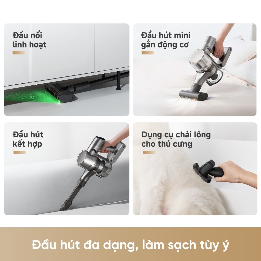 Máy hút bụi không dây Dreame V18S Aqua đa năng - Bảo hành 24 tháng - HAPOS HOF