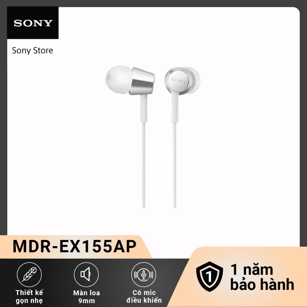 Tai nghe In-ear Sony MDR-EX155AP - HAPOS HEL