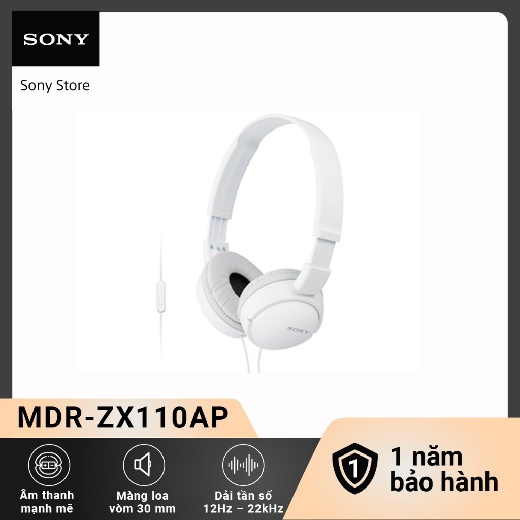 Tai nghe choàng tai Sony ZX110AP - HAPOS HEL