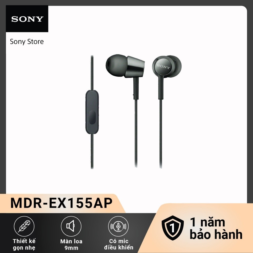 Tai nghe In-ear Sony MDR-EX155AP - HAPOS HEL