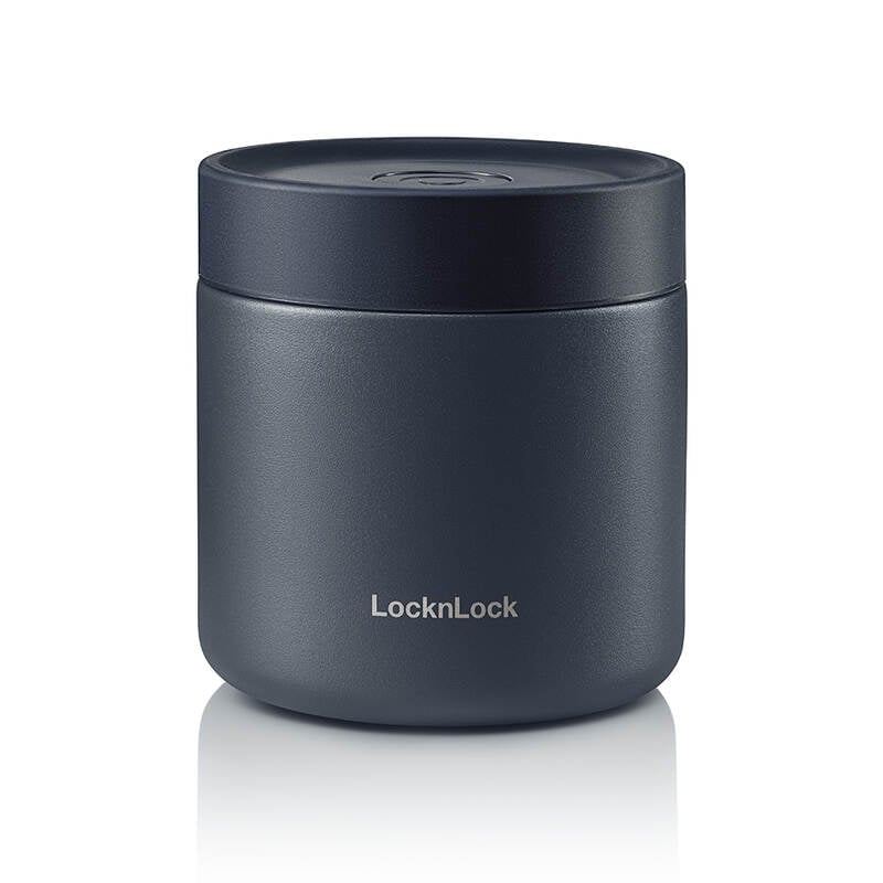 Hộp giữ nhiệt Locknlock 500ml Pump Vacuum Lunch Box - Màu Xanh Navy - LHC8053NVY - HAPOS LOF