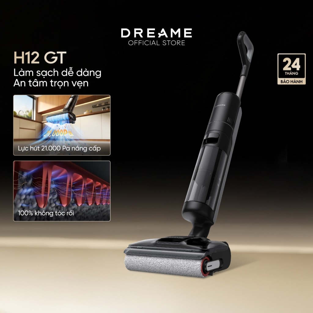 Máy hút bụi lau sàn khô & ướt Dreame H13 FlexReach/ H12 FlexReach/ H13 Dual FlexReach/ H13S FlexReach - HAPOS HOF H13S FlexReach