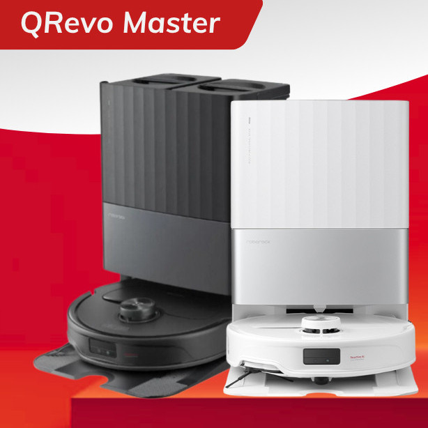 Robot hút bụi lau nhà Roborock Chính hãng lực hút 12000Pa tự động giặt sấy giẻ Qrevo Slim - CHEAPMALL SOU Qrevo Slim