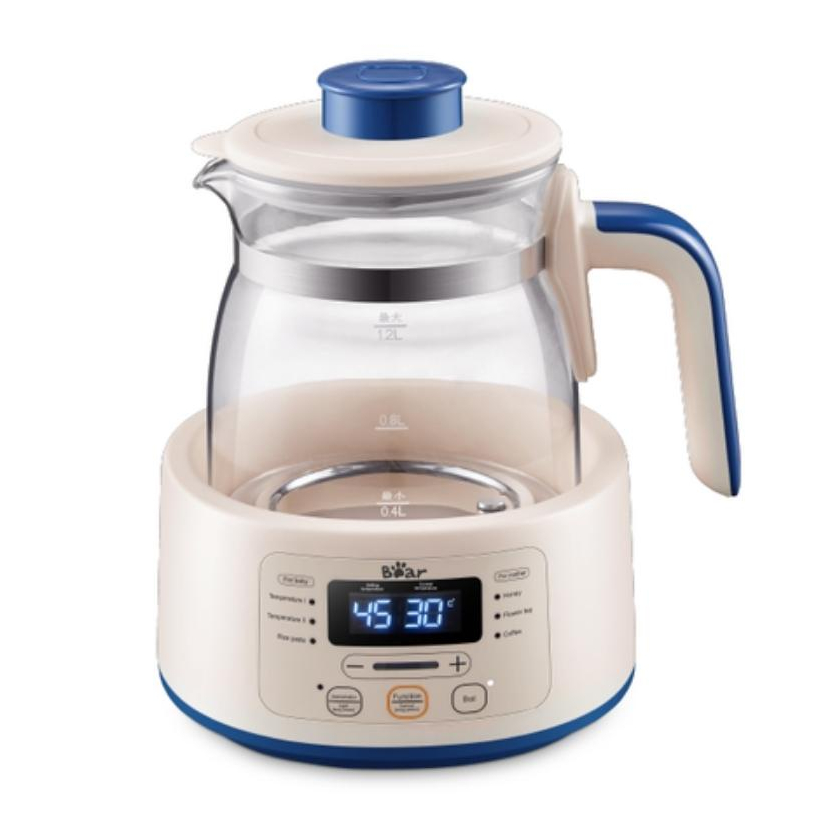 QT - Bình nấu nước đa năng, hâm sữa, hâm đồ ăn dặm và giữ ấm Bear TNQ-A12L1 - Hàng chính hãng - Bảo hành 18 tháng D12W7 - Xanh