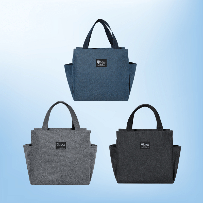 Túi đựng hộp cơm có lớp giữ nhiệt, giỏ đựng cho hộp cơm thủy tinh LocknLock dân văn phòng HPGN04 - HAPOS Hồng