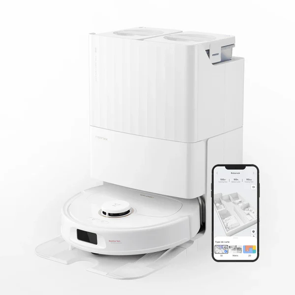 Robot hút bụi lau sàn Roborock Chính hãng lực hút 7000Pa tự động giặt sấy giẻ Qrevo Pro - CHEAPMALL SOU Q Revo Pro Trắng